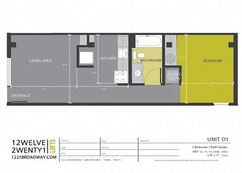a floor plan of a tiny house